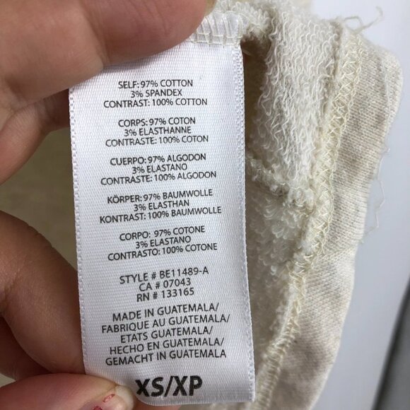 NWT Anthropologie Everleigh Oatmeal Lace  Up Back Sweater Top size XS - Picture 6 of 13